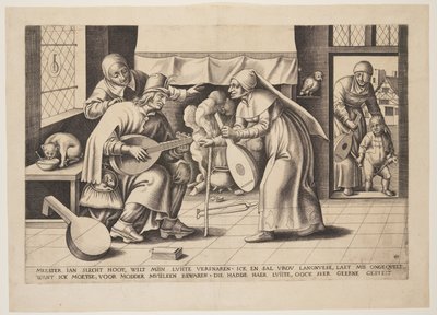 Master John Blockhead (the Lute Maker) by Franz Huys
