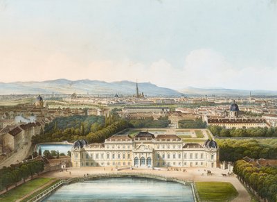 Belvedere Palace by Franz Josef Sandmann