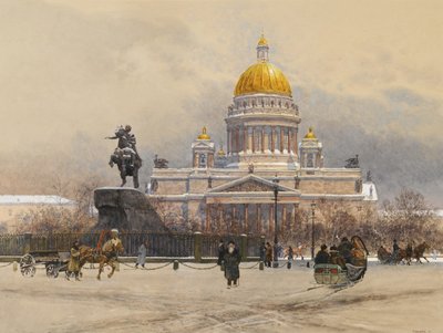 Saint Isaacs Cathedral, 1898 by Franz Kopallik