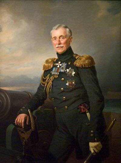 Prince Alexander Sergeyevich Menshikov by Franz Krüger