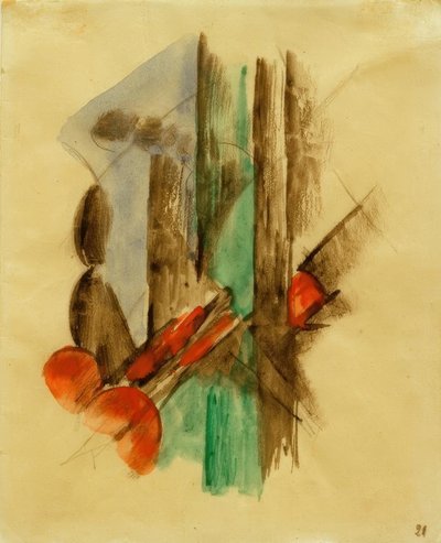 Abstract Composition by Franz Marc