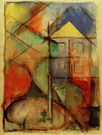 Abstract Composition by Franz Marc