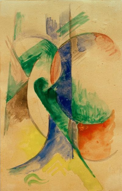 Abstract Composition by Franz Marc