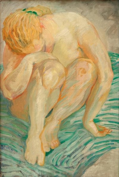 Study of a Nude (Female Nude) by Franz Marc