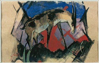 Antelope by Franz Marc