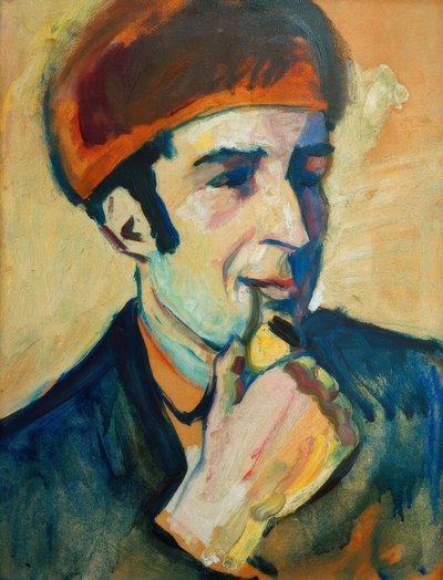Portrait of Franz Marc by Franz Marc