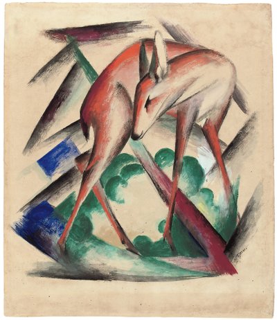 Deer by Franz Marc