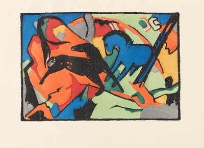 The Blue Rider by Franz Marc