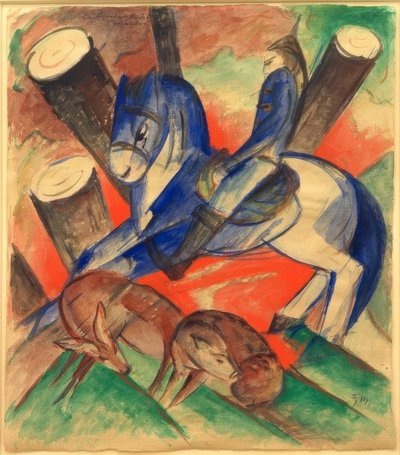 Saint Julian by Franz Marc