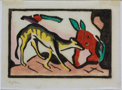 Mythical Creature by Franz Marc