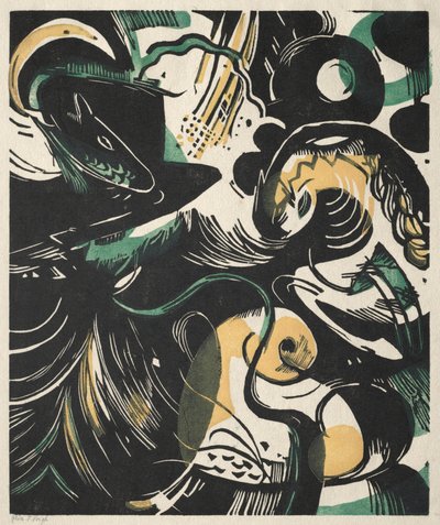 Genesis II by Franz Marc
