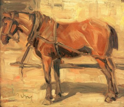 Small Horse Study by Franz Marc