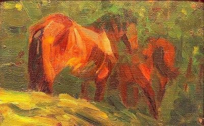 Small Horse Study by Franz Marc