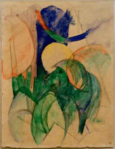 Mandrill by Franz Marc