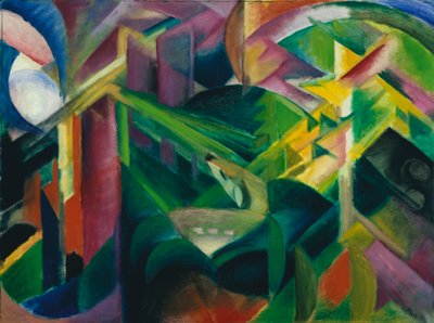 Deer in the Monastery Garden by Franz Marc