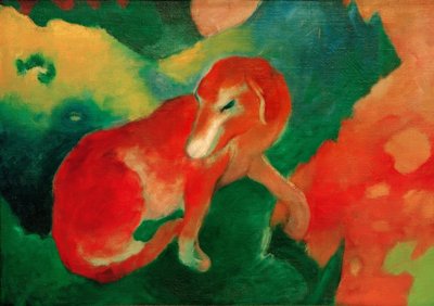 Red Dog by Franz Marc