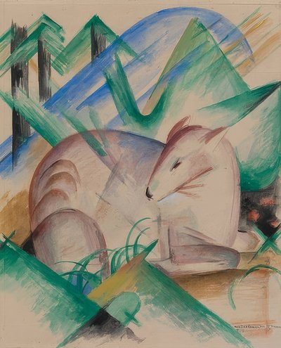 Red Deer. 1913 by Franz Marc