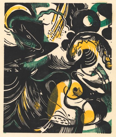 Creation Story II by Franz Marc