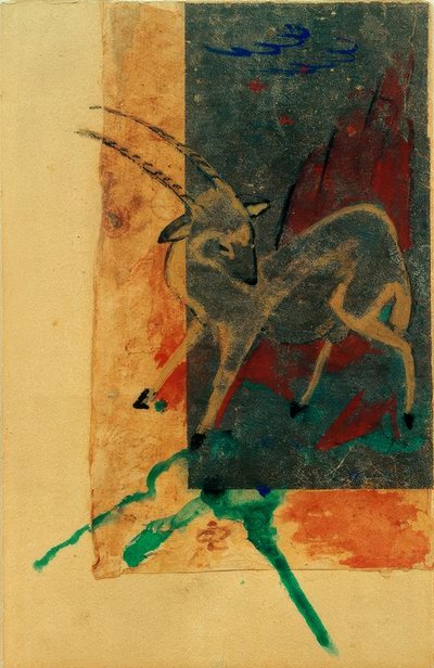 Ibex by Franz Marc