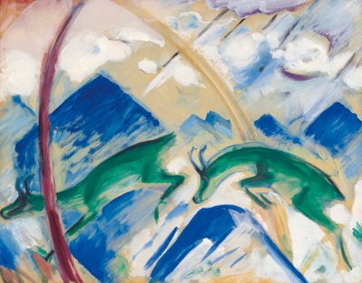 The Chamois by Franz Marc