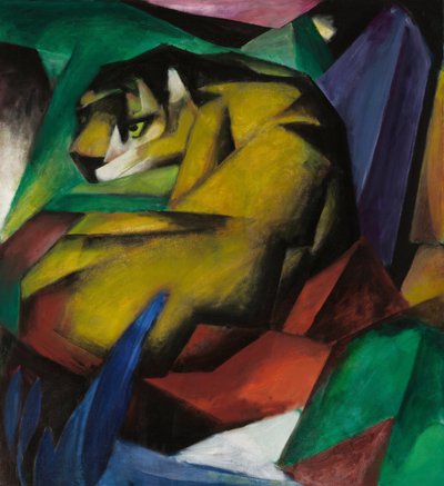 The Tiger by Franz Marc