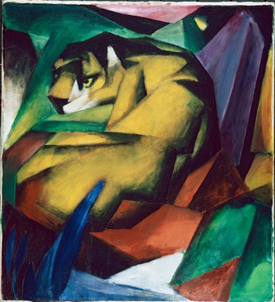 The Tiger, 1912 by Franz Marc