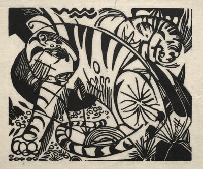 Tiger by Franz Marc