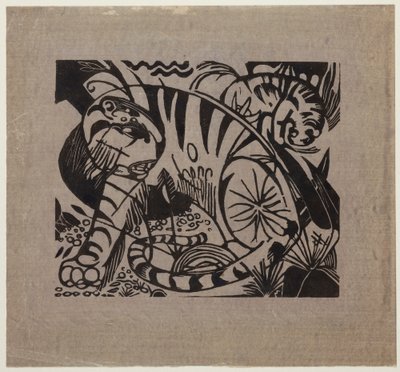 Tiger by Franz Marc