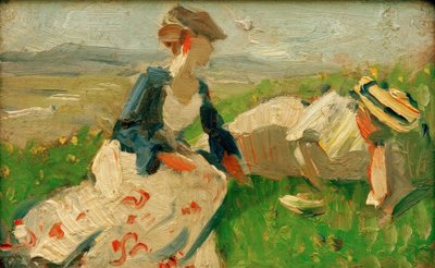 Two Women on the Mountain by Franz Marc