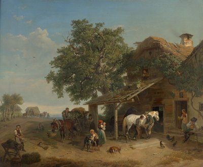 The Forge on the Military Road by Franz Reinhold