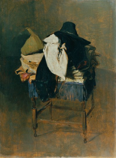 Costumes on a Chair by Franz Rumpler