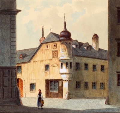 The Old House at Neubau in Vienna by Franz Sager