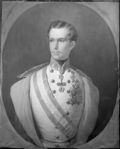 Emperor of Austria Franz Joseph I by Franz Schrotzberg