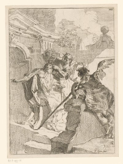 Tobias Heals His Blind Father by Franz Sigrist