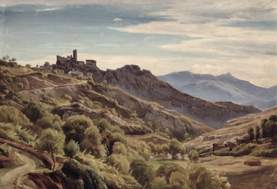 View of Olevano by Franz Theobald Horny