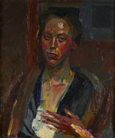 The Swedish Painter Ella Wanner by Franz Wiegele