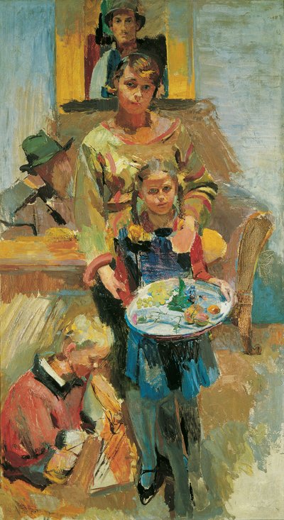 Family Portrait Isepp by Franz Wiegele