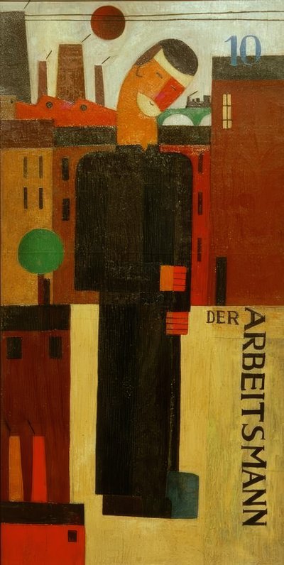 The Working Man by Franz Wilhelm Seiwert