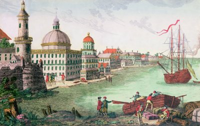View of Quebec by Franz Xaver Habermann