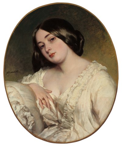 Portrait of a Lady by Franz Xaver Winterhalter