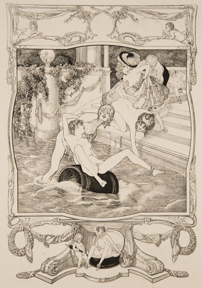 Collection of Gallant and Erotic Fantasies by Franz von Bayros