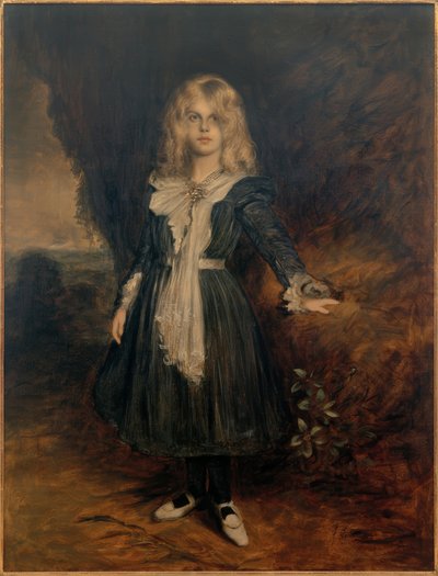 Portrait of Daughter Marion by Franz von Lenbach