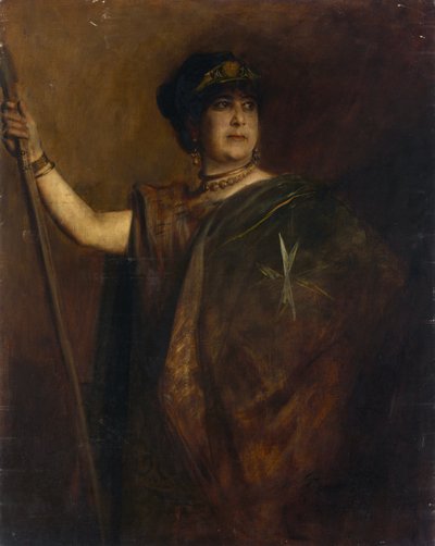 Charlotte Wolter by Franz von Lenbach