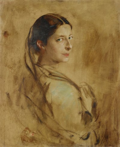 Leopoldine (?) Baroness von Plessen-Cronstern by Franz von Lenbach