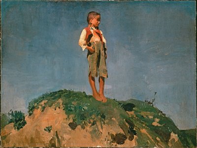 Shepherd Boy by Franz von Lenbach