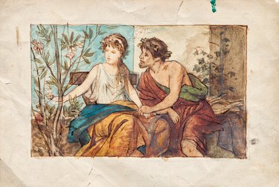 Antique Couple by Franz von Matsch