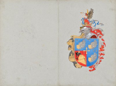 Design for a Family Crest by Franz von Matsch