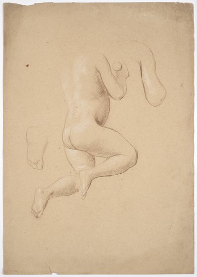 Study of a Child Nude by Franz von Matsch