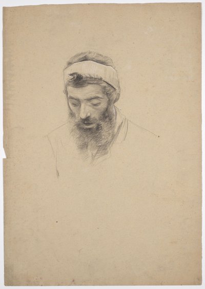 Study of a Bearded Man by Franz von Matsch