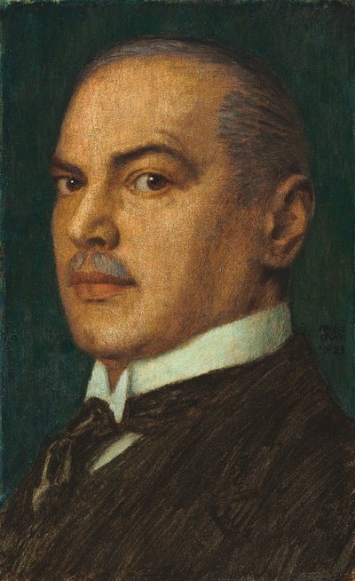 A Self-portrait, 1923 by Franz von Stuck